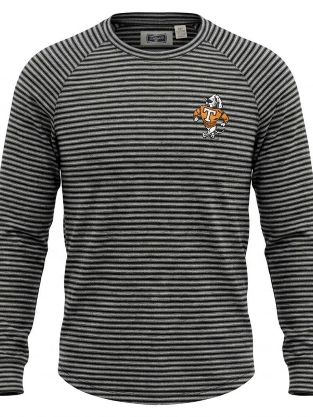 Tailgate Gray Crew Neck Knit Lightweight Stretch T-Shirt Women Size S/P